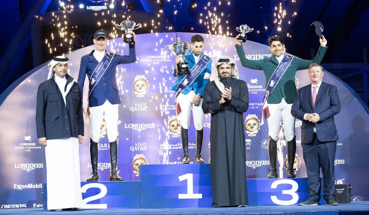 QOC President Crowns Winners, as Global Champions Tour Grand Prix Wraps Up in Doha